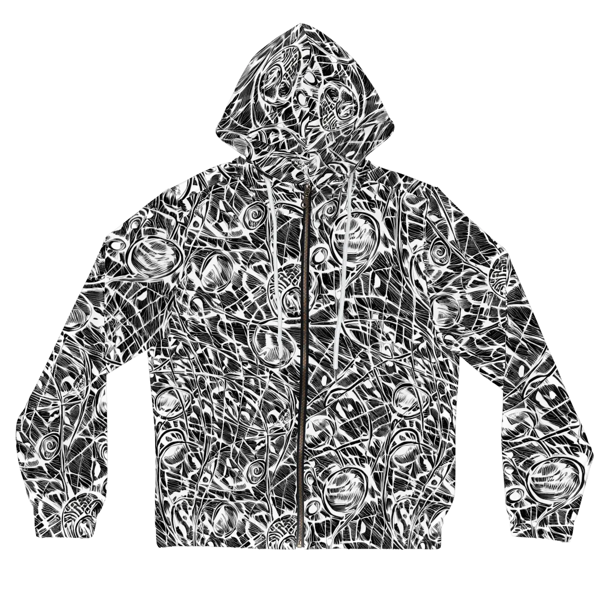 Wildline Garden on Women's Full-Zip Hoodie — Front