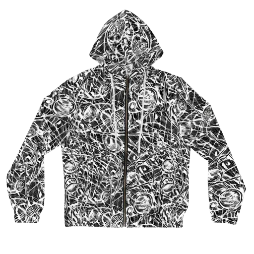 Wildline Garden on a Women's Full-Zip Hoodie