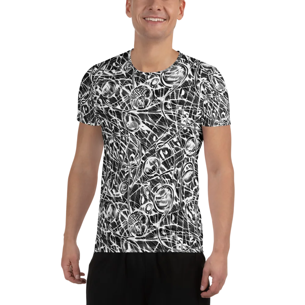 Wildline Garden on Men's Athletic T-Shirt — Front
