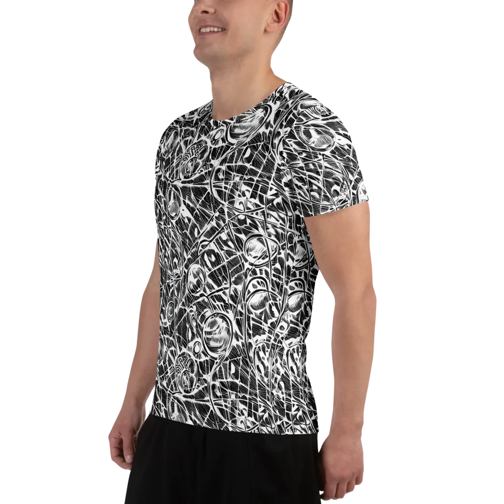 Wildline Garden on Men's Athletic T-Shirt — Left