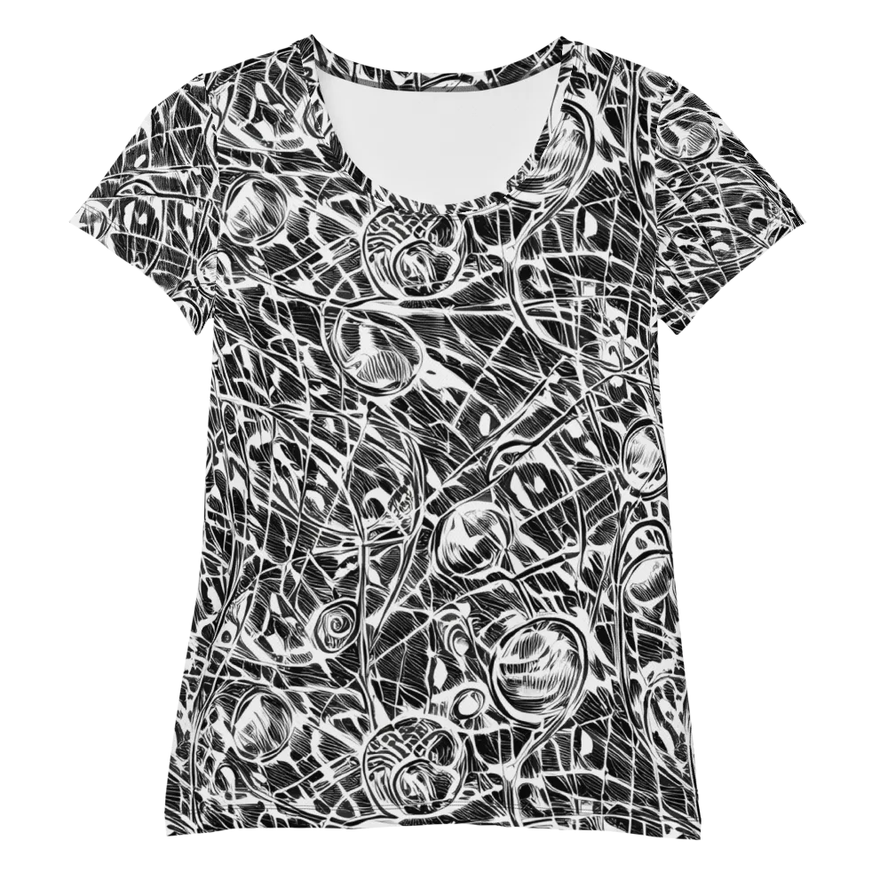 Wildline Garden on Women's Athletic T-Shirt — Front