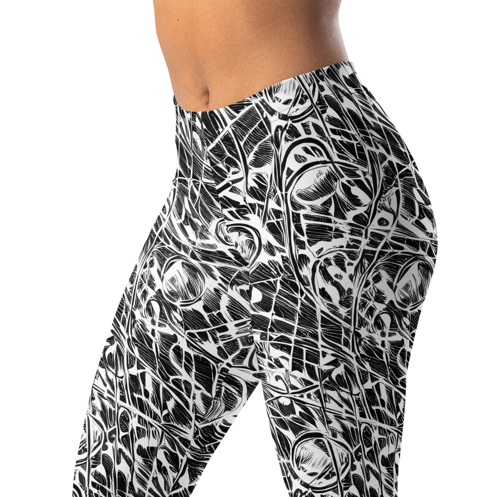 Wildline Garden on Leggings — Left Front