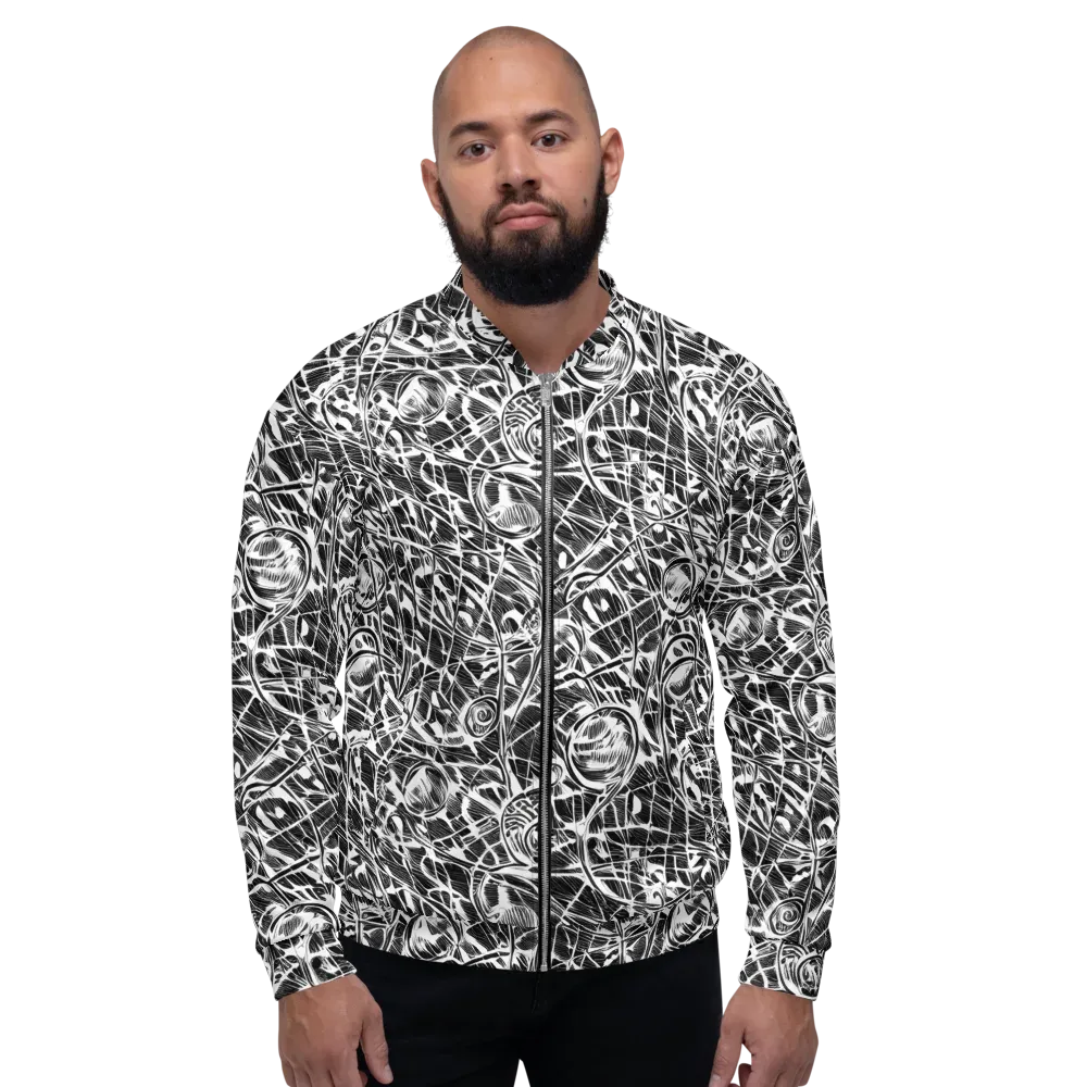 Wildline Garden on Bomber Jacket — Front