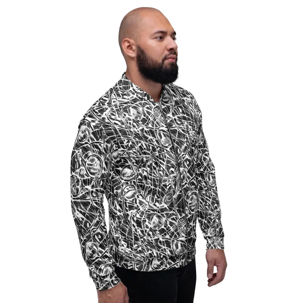 Wildline Garden on Bomber Jacket — Right