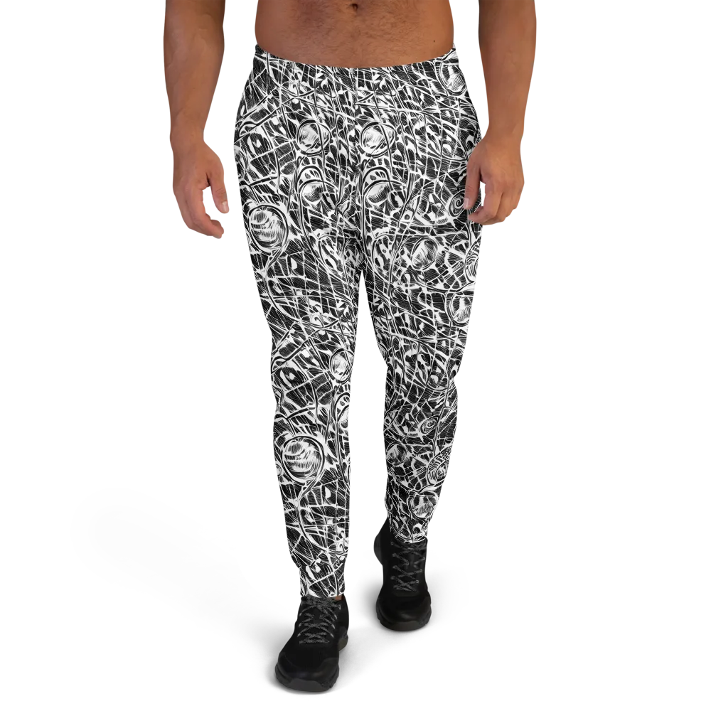 Wildline Garden on Men's Joggers — Front