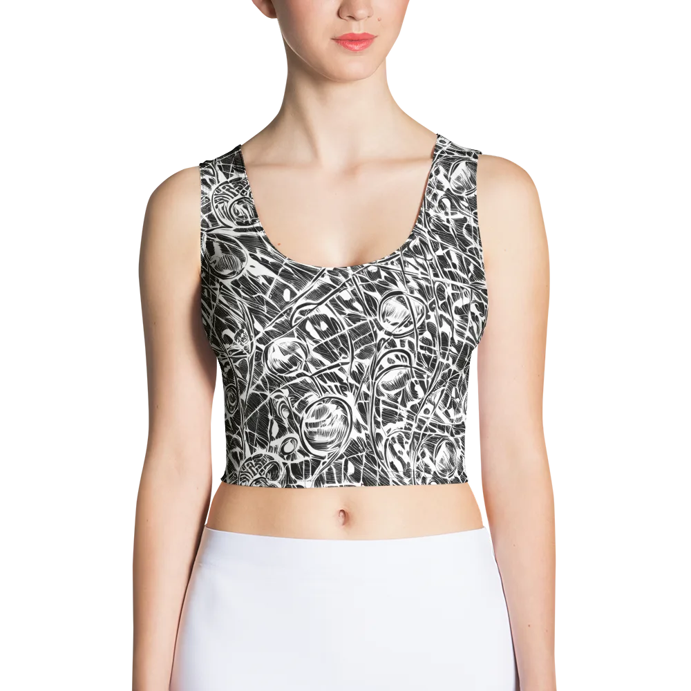 Wildline Garden on Crop Top — Front