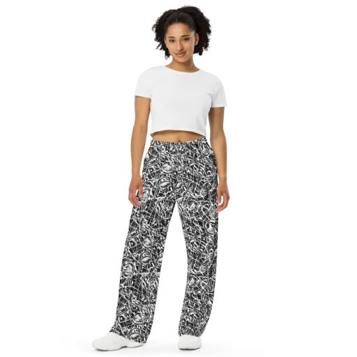 Wildline Garden on a Wide-Leg Pants