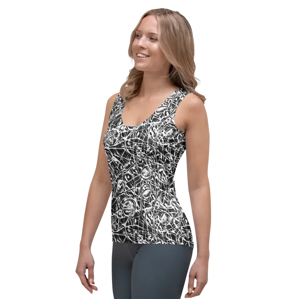 Wildline Garden on Women's Tank Top — Left Front