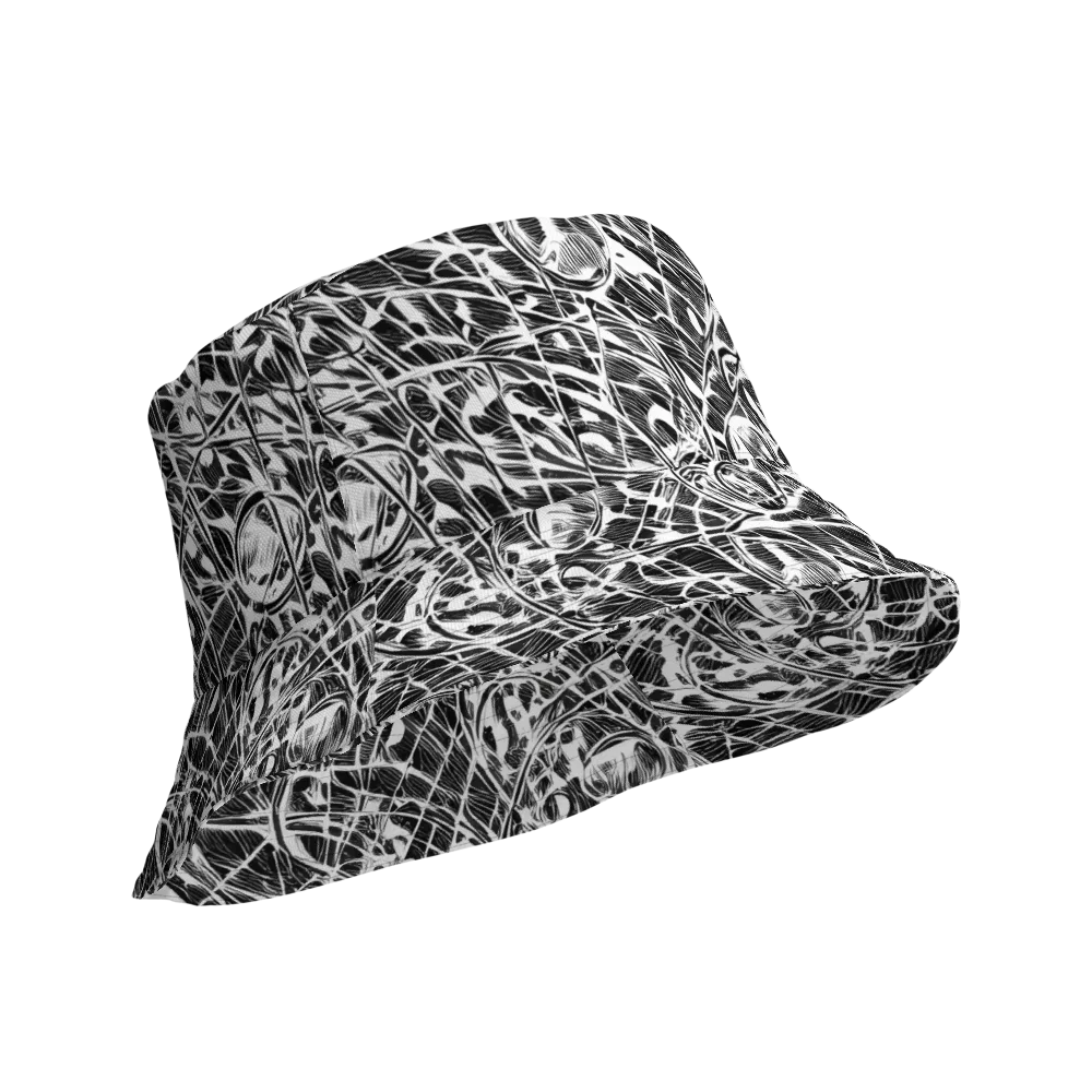 Wildline Garden on Reversible Bucket Hat — Product details Outside
