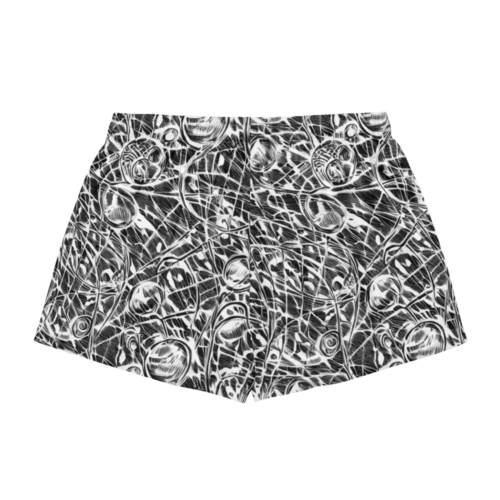Wildline Garden on Women's Pajama Shorts — Back
