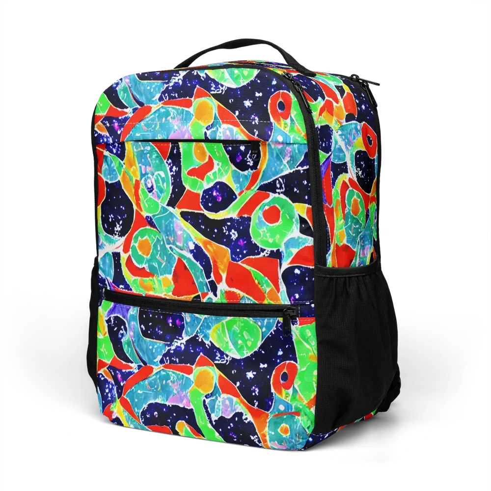Midnight Splash on Utility Backpack — Left Front