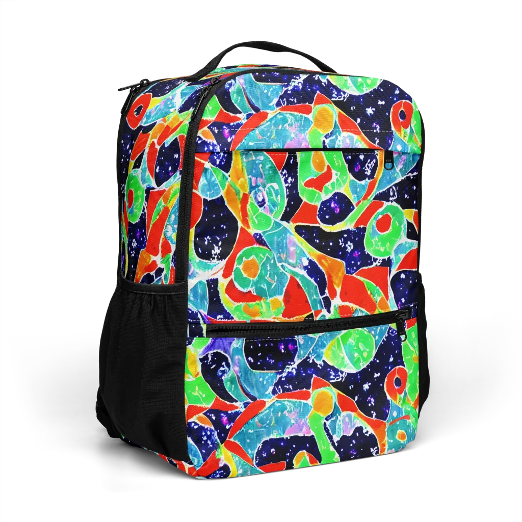 Midnight Splash on Utility Backpack — Right Front