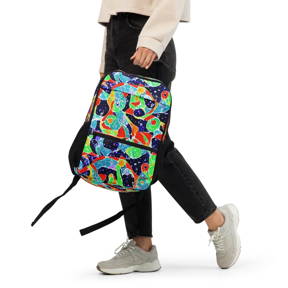 Midnight Splash on Utility Backpack — Front