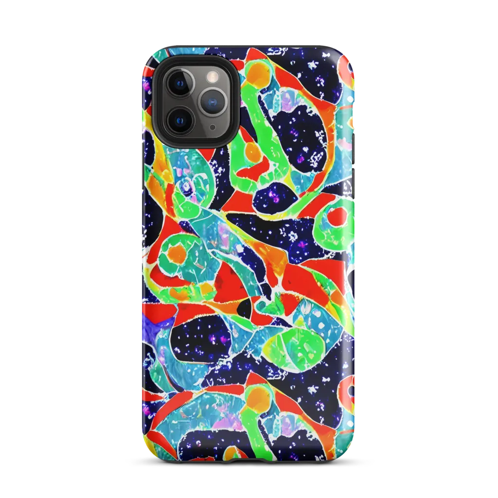 Midnight Splash on Tough Case for iPhone® — Front