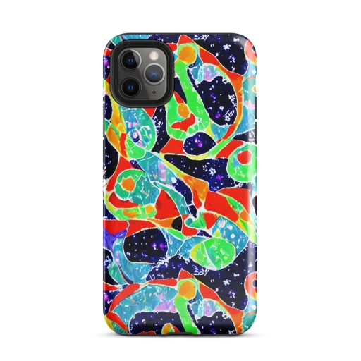 Midnight Splash on a Tough Case for iPhone®