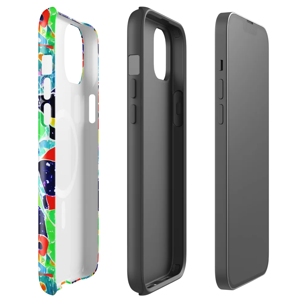 Midnight Splash on MagSafe Tough Case for iPhone® — Front