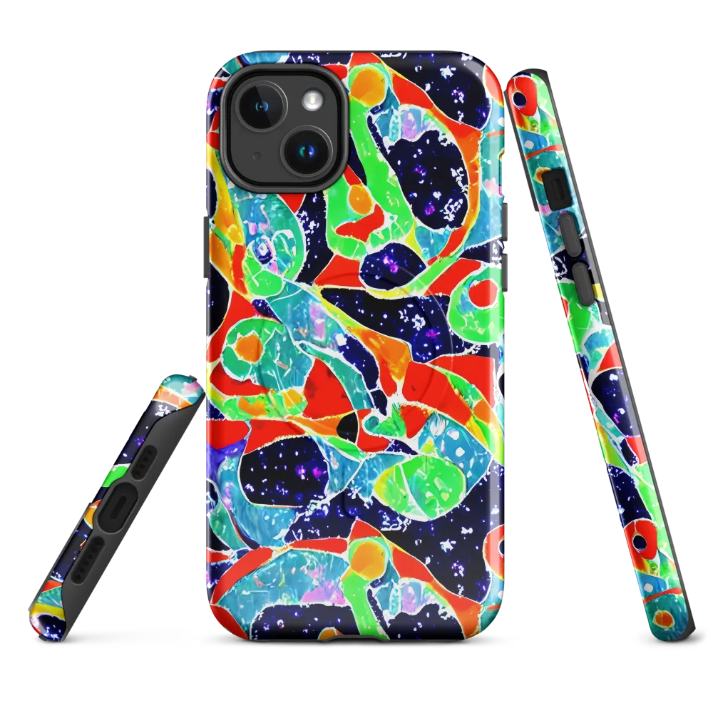 Midnight Splash on MagSafe Tough Case for iPhone® — Front