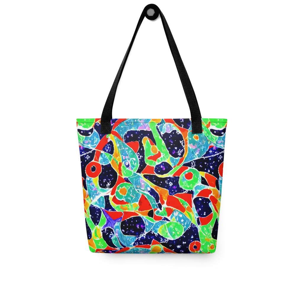 Midnight Splash on Tote Bag — Front
