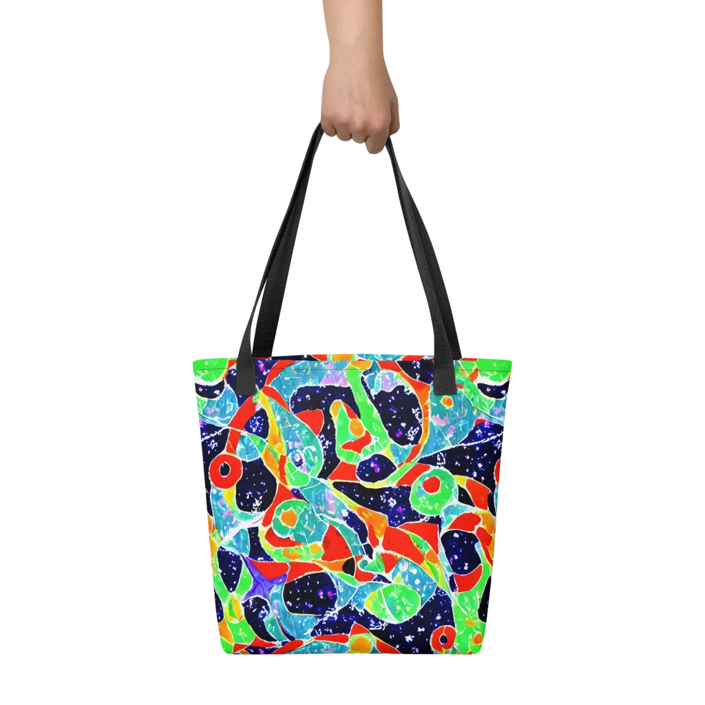 Midnight Splash on Tote Bag — Front