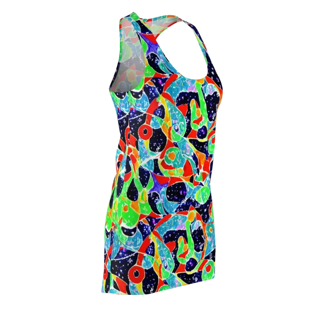 Midnight Splash on Racerback Dress — Front Side