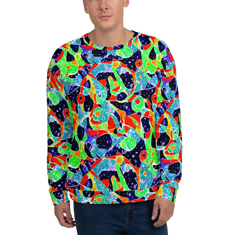 Midnight Splash on Sweatshirt — Front