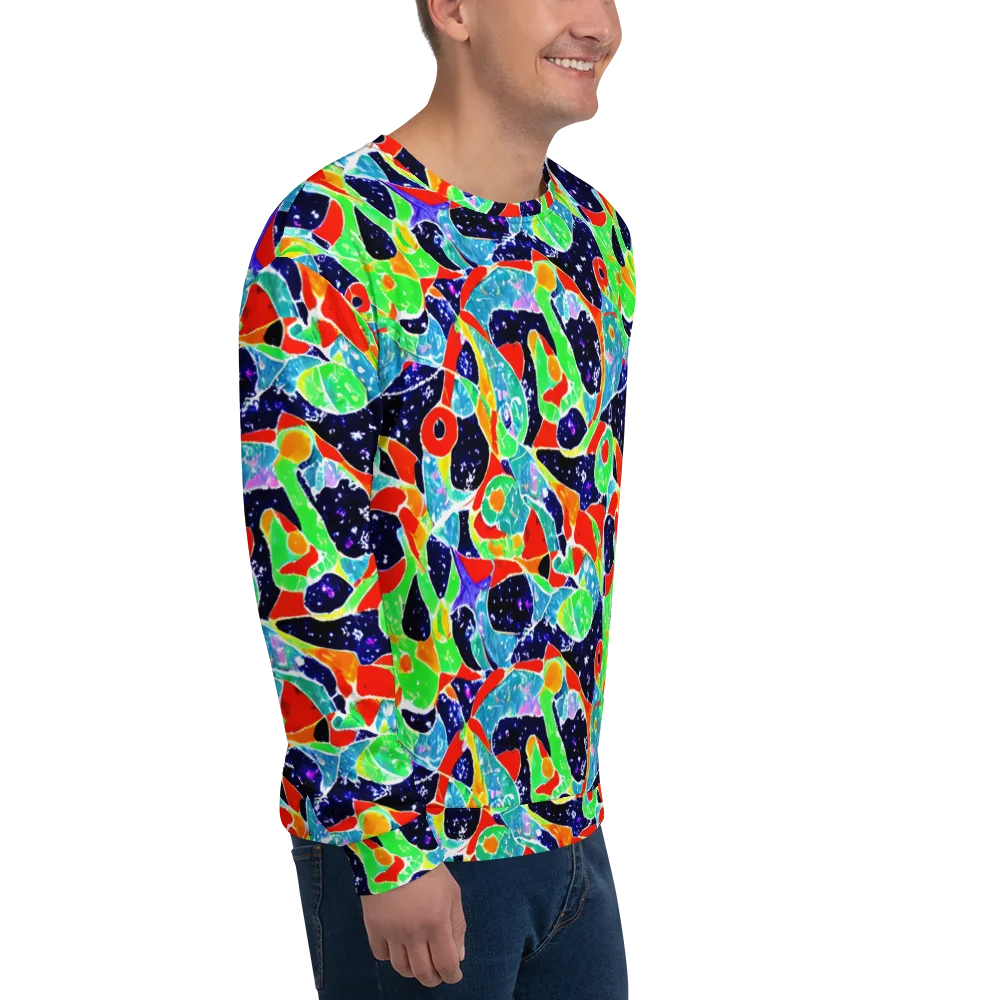 Midnight Splash on Sweatshirt — Right Front