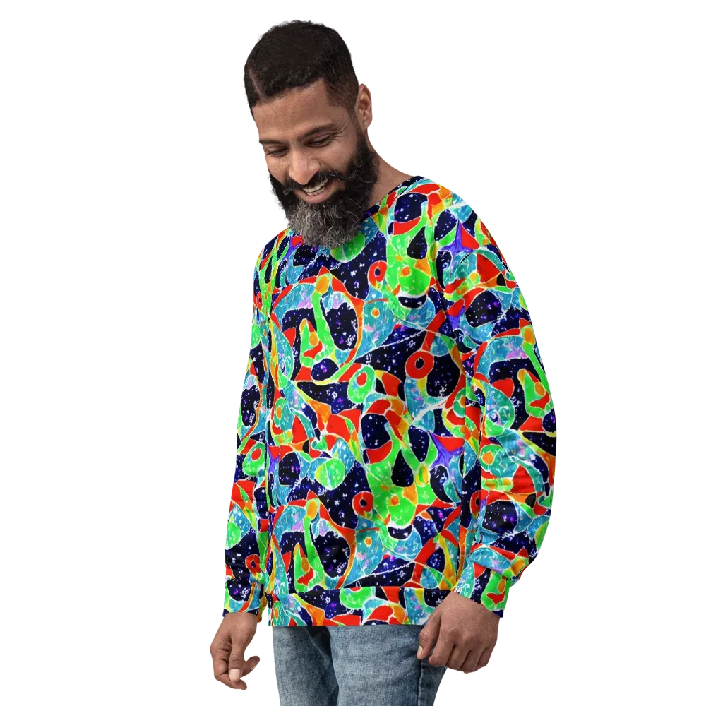 Midnight Splash on Sweatshirt — Left Front