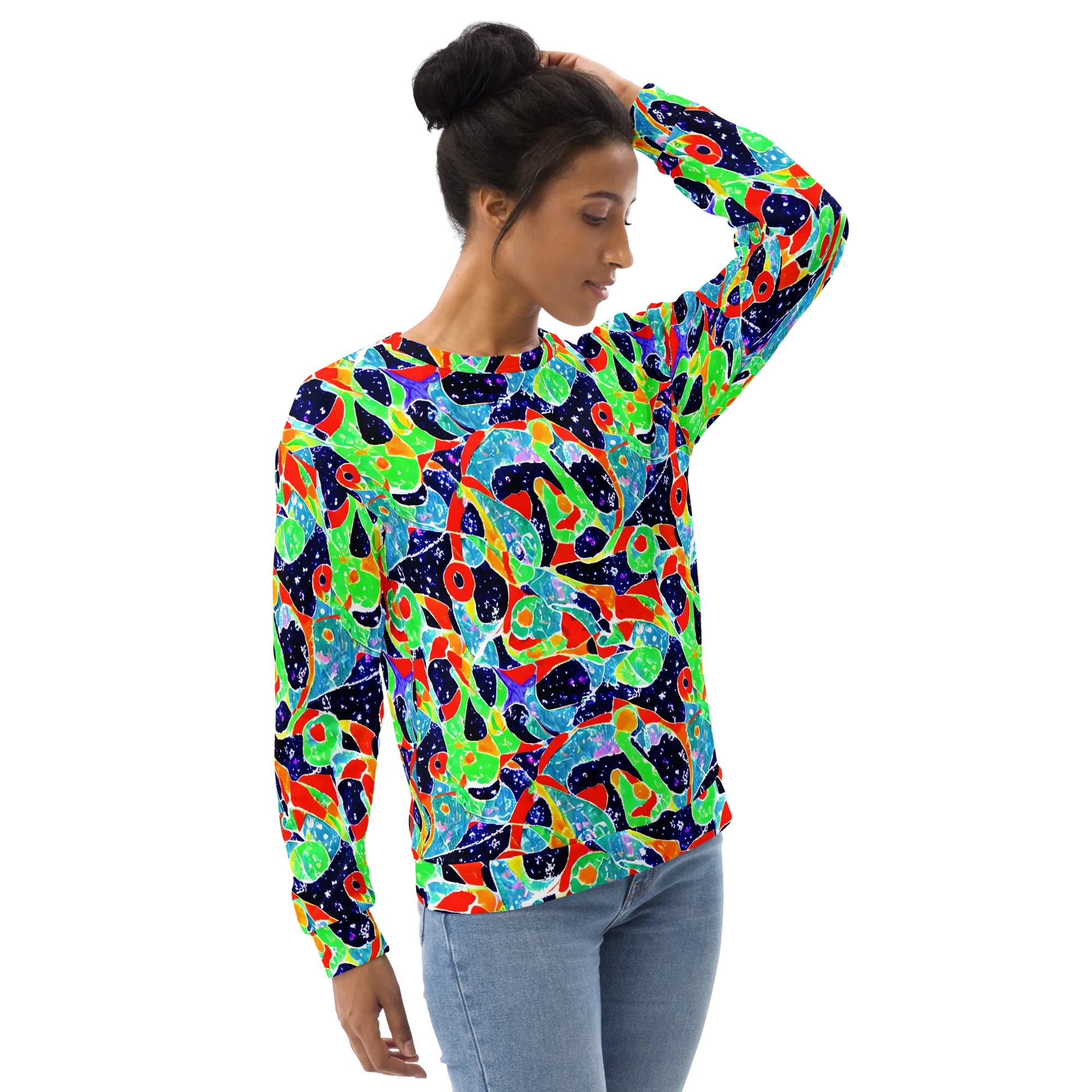 Midnight Splash on Sweatshirt — Right Front