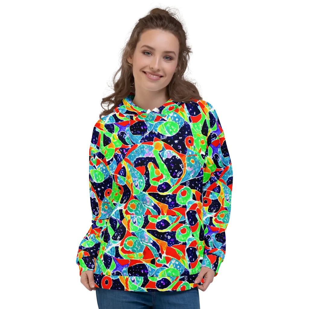 Midnight Splash on Hoodie — Front