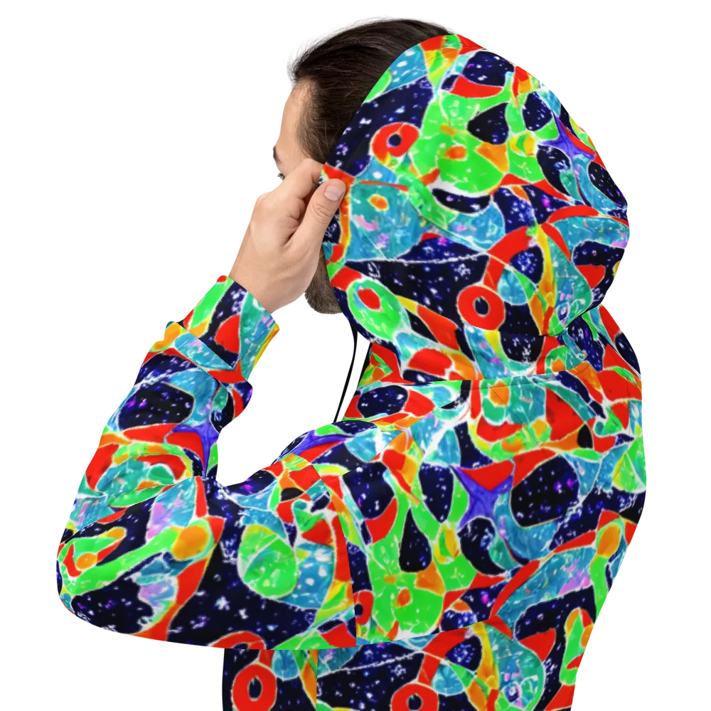 Midnight Splash on Hoodie — Back