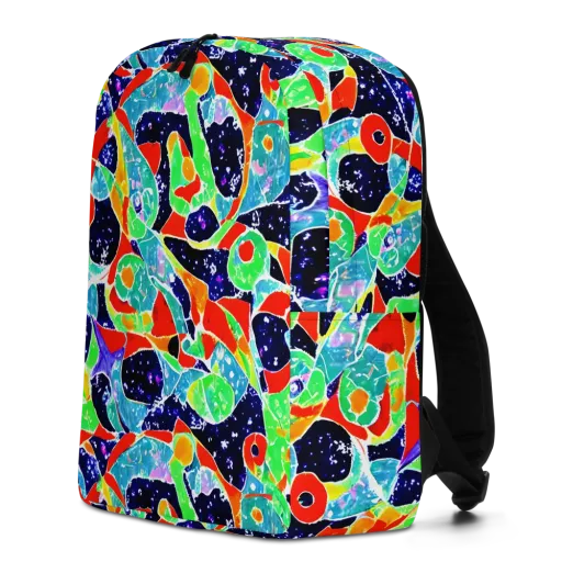 Midnight Splash on a Minimalist Backpack