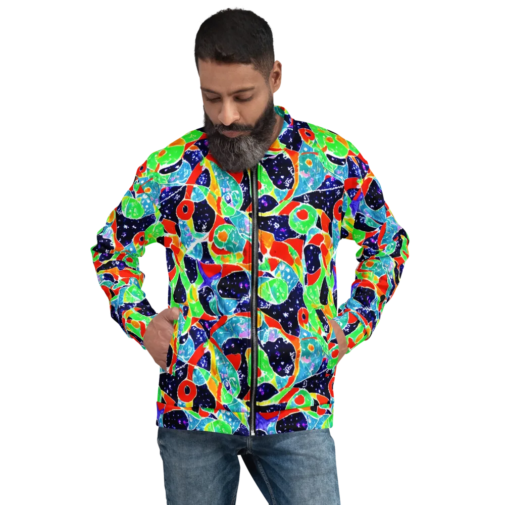 Midnight Splash on Bomber Jacket — Front
