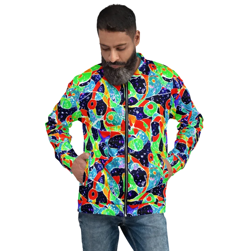 Midnight Splash on Bomber Jacket — Front