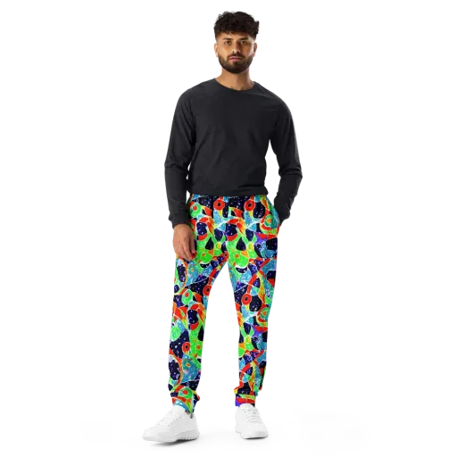 Midnight Splash on a Men's Joggers