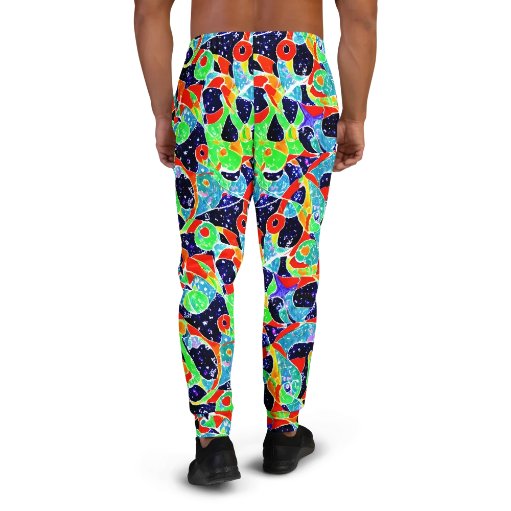 Midnight Splash on Men's Joggers — Back