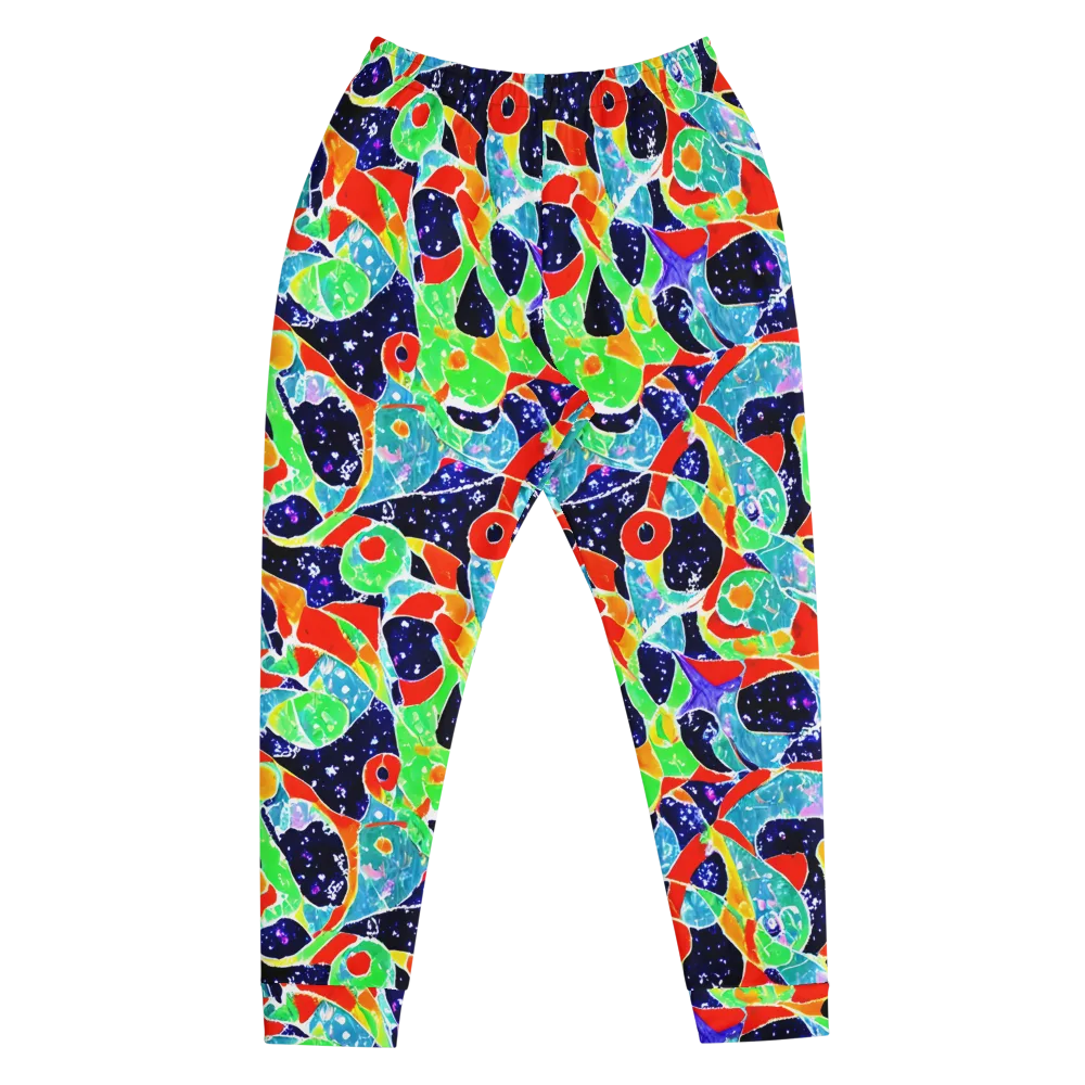 Midnight Splash on Men's Joggers — Front
