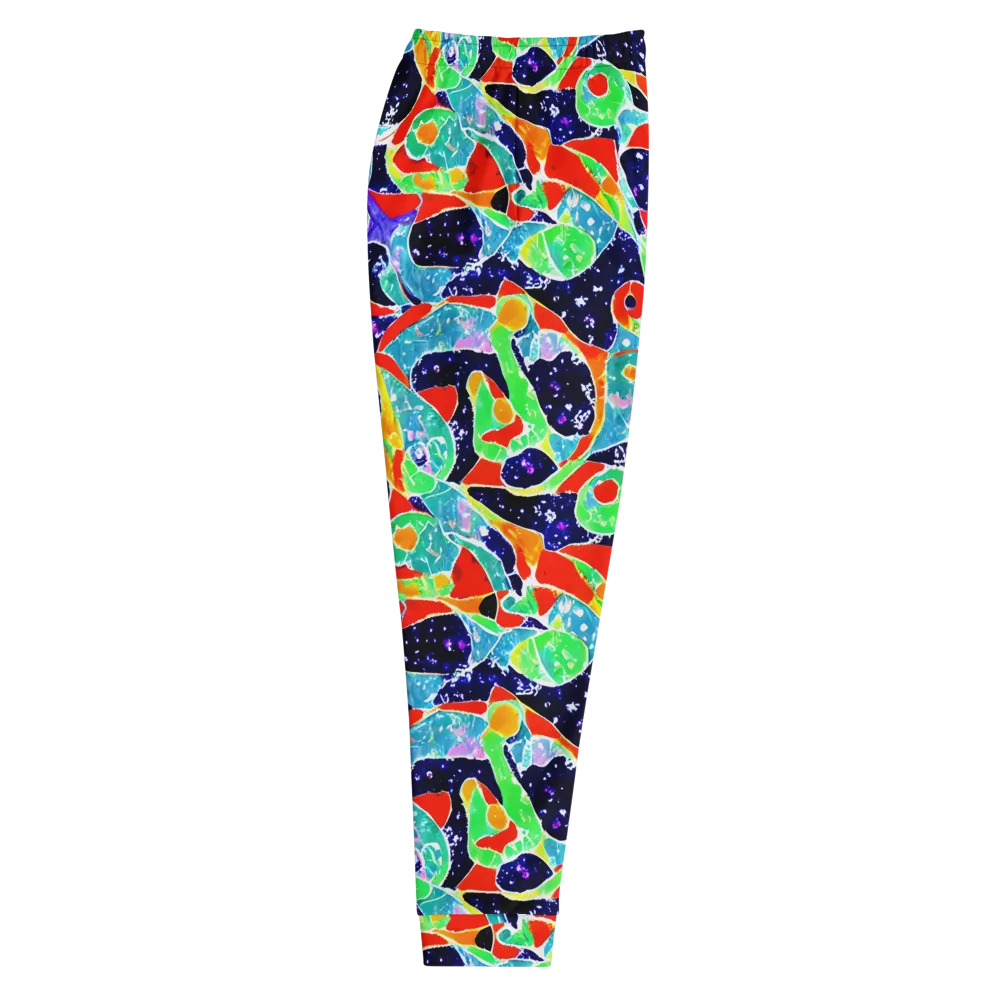 Midnight Splash on Men's Joggers — Right