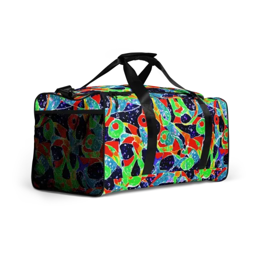 Midnight Splash on a Duffle Bag