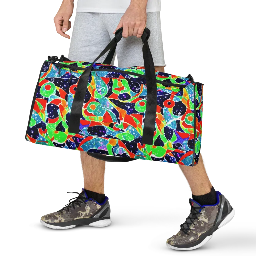 Midnight Splash on Duffle Bag — Front