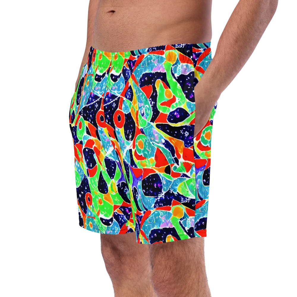 Midnight Splash on Swim Trunks — Left Front