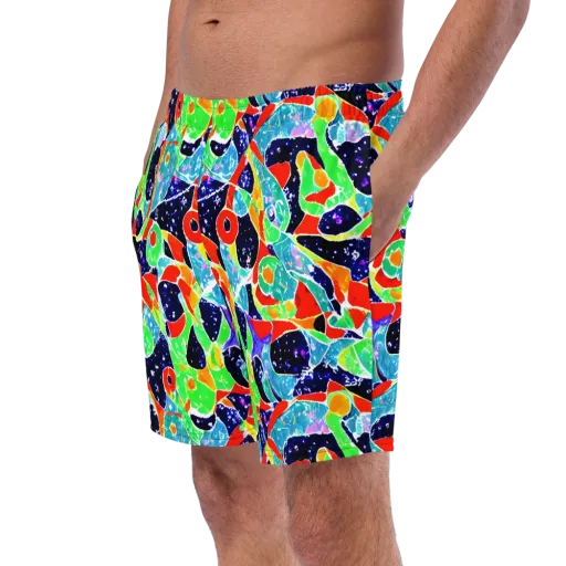 Midnight Splash on a Swim Trunks