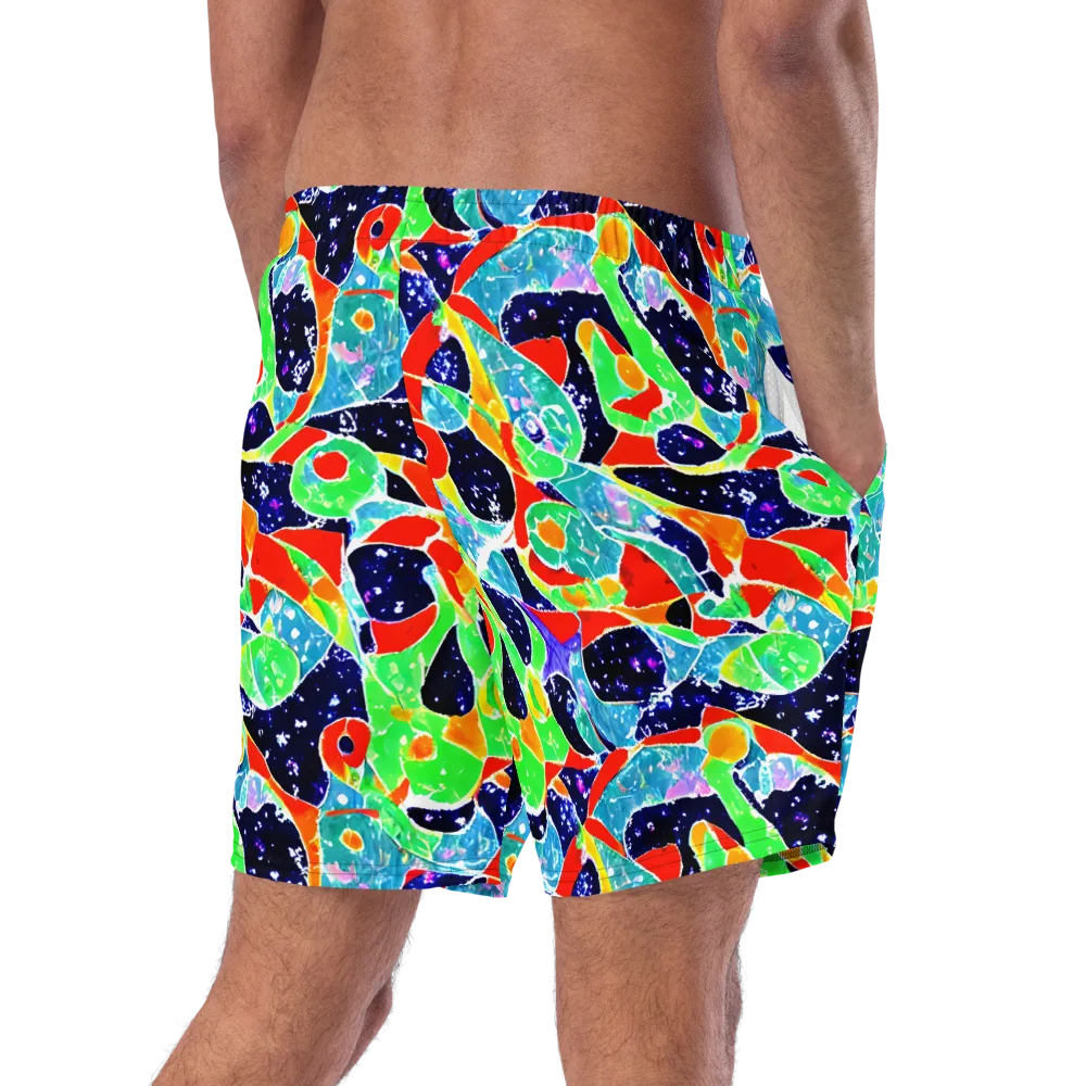 Midnight Splash on Swim Trunks — Right Back