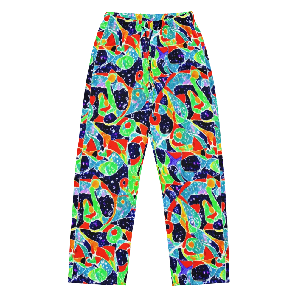Midnight Splash on Women's Pajama Pants — Front