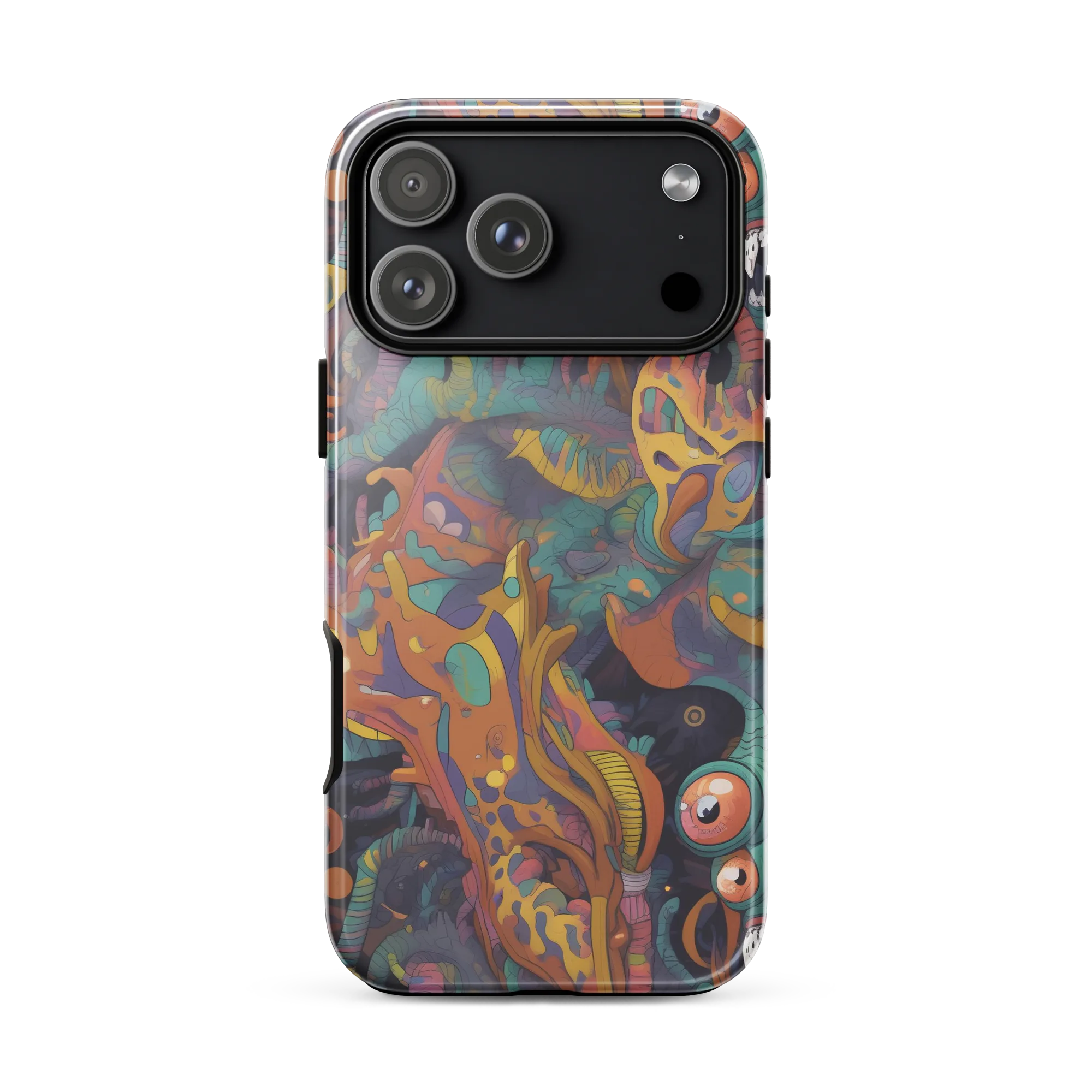 Neon Menagerie on Tough Case for iPhone® — Front