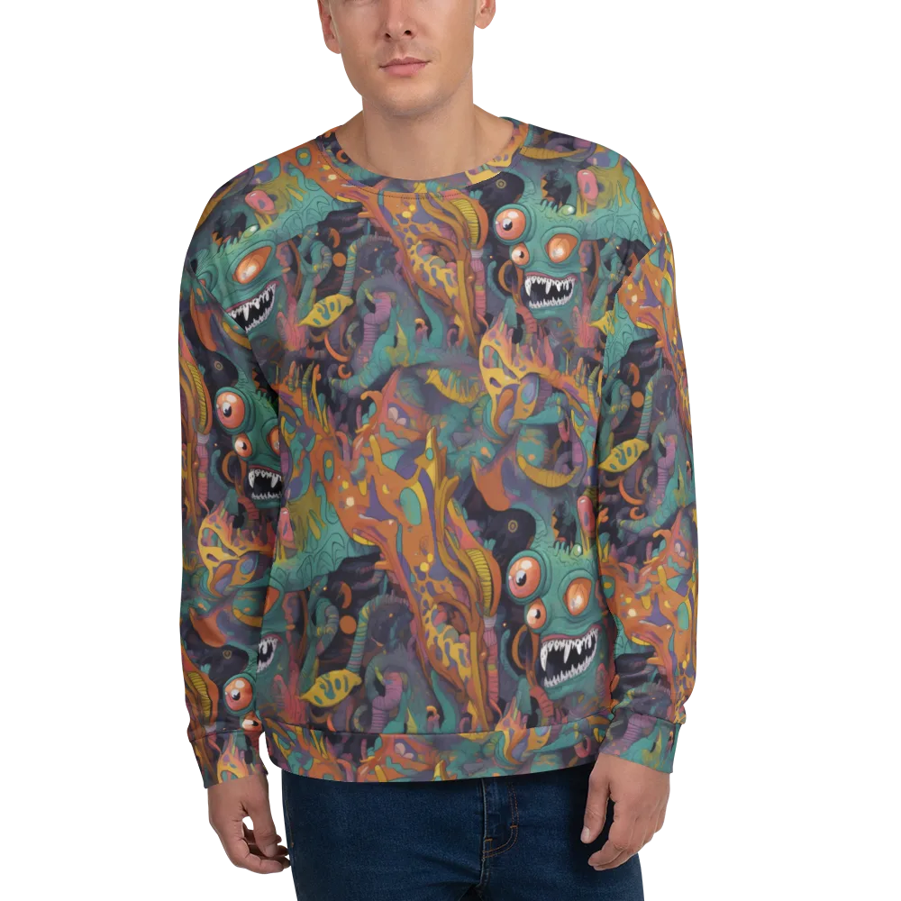 Neon Menagerie on Sweatshirt — Front