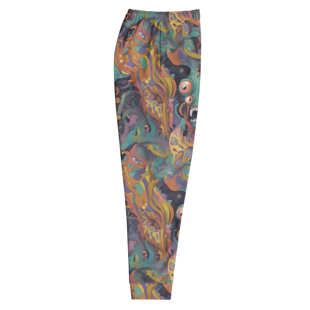 Neon Menagerie on Men's Joggers — Right