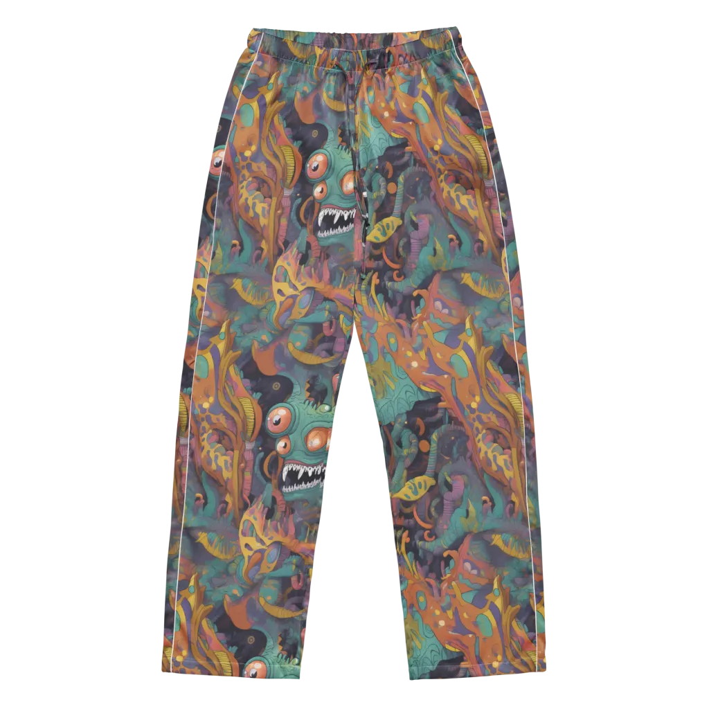 Neon Menagerie on Women's Pajama Pants — Front