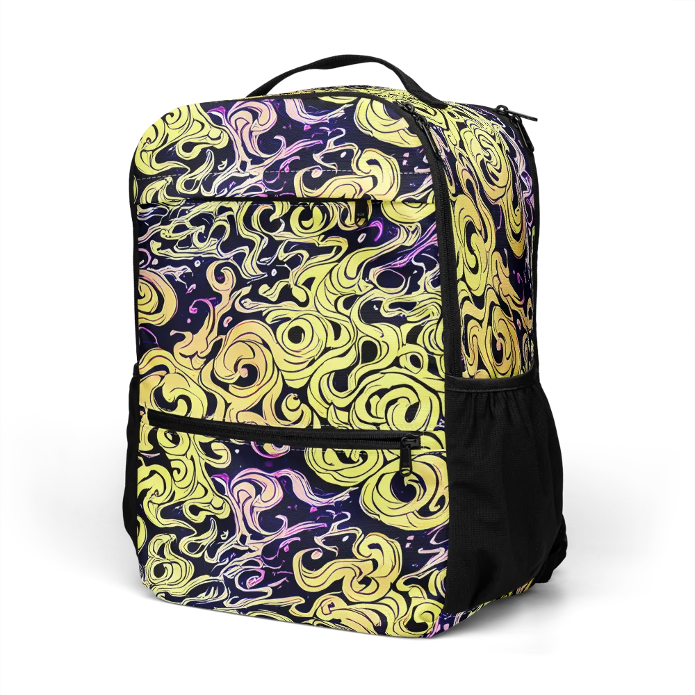 Lucid Swirl on Utility Backpack — Left Front