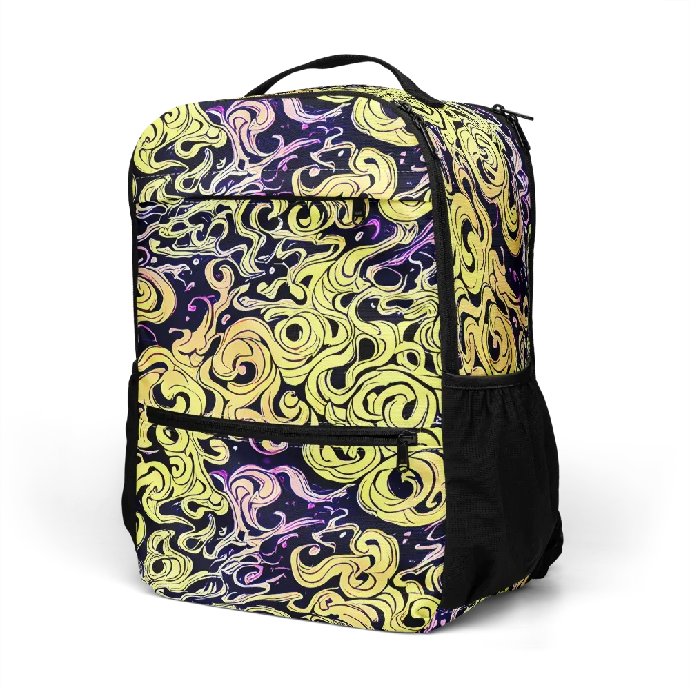 Lucid Swirl on Utility Backpack — Left Front