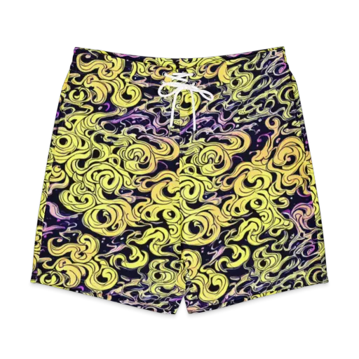 Lucid Swirl on a Men's Board Shorts